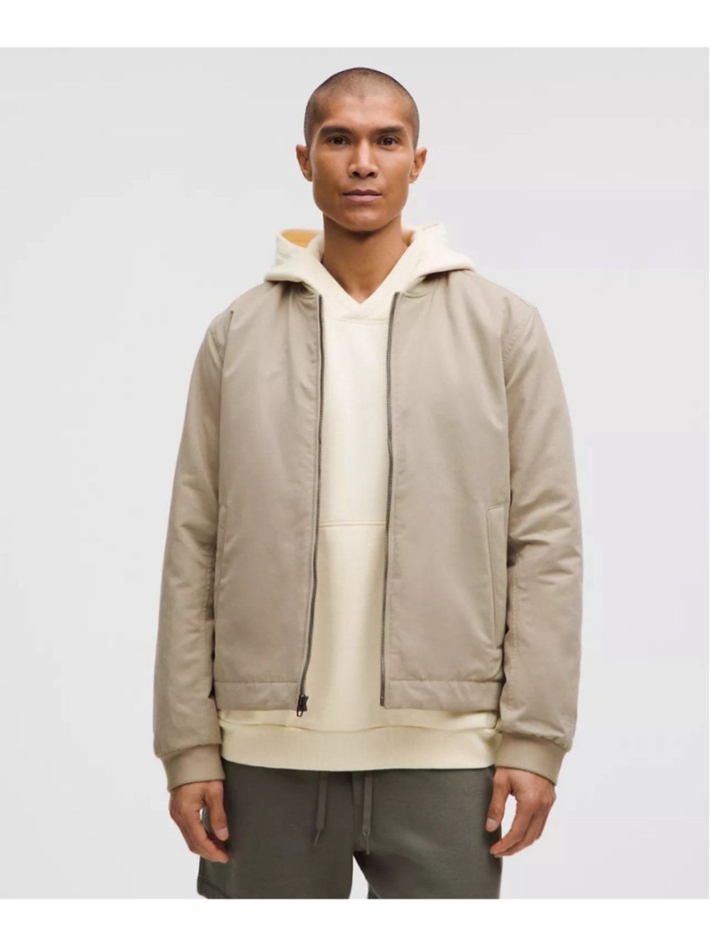 Lululemon Insulated Cotton-Blend Jacket (Unisex)Spring/Fall Oak Mens XS NWT 198$